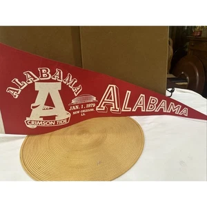 Vintage 1979 University of Alabama Crimson Tide Football Wimpel! WOW - Bild 1 von 5