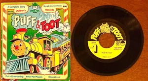 Puff & Toot Children's record 7" Vinyl 45 RPM Peter Pan Records - Vtg - Imagen 1 de 2