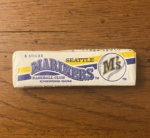 Vintage Seattle Mariners Baseball Kaugummi Pack lizenziertes MLB-Produkt ungeöffnet - Bild 1 von 5