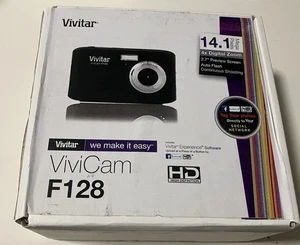 Vivitar ViviCam F128 14.1 MegaPixel Blau Neu - Bild 1 von 3