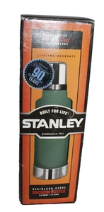 NEU STANLEY GRÜN EDELSTAHL CHAR VAKUUMFLASCHE 2,0 QT THERMOSKANNE 90 JAHRE - Bild 1 von 5
