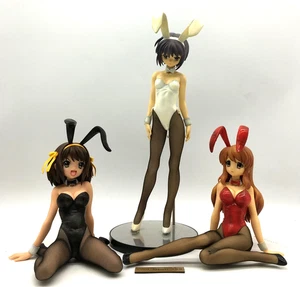 【Auténtico】Lote 3 figuras FREEing Melancholy of Haruhi Suzumiya 1/4 Bunny Girl - Imagen 1 de 24