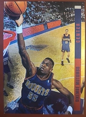 Dikembe Mutombo 1993-94 cubierta superior edición especial detrás del cristal #G3 Foto 1 de 2