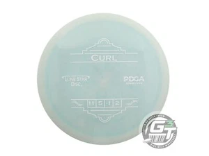 Disco de golf conductor a distancia con estampilla blanca azulada usado Lone Star Alpha Curl 175 g - Imagen 1 de 2
