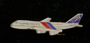 FLYING TIGERS AIRLINES 747 LAPEL HAT PIN UP TIE TAC AIR CARGO FREIGHT GIFT WOW* - Picture 1 of 24