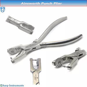 Ainsworth Rubber Dam Punch puñetazo Pliers Forceps Endodontic Dental Instruments - Bild 1 von 3