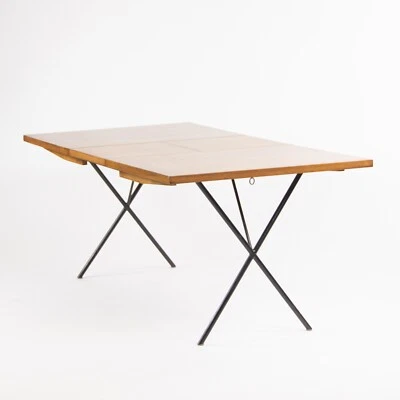 1950's Original George Nelson Herman Miller X Leg Extension Dining Table 5260 - Image 1 of 4