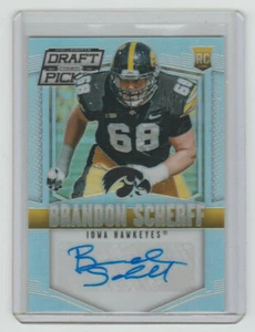 BRANDON SCHERFF Iowa SIGNED 2015 Panini Prizm Draft Autograph #158 SP RC AUTO - Bild 1 von 1
