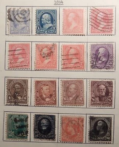 Scott # 246-261, juego de piezas de 16, usado - Imagen 1 de 1