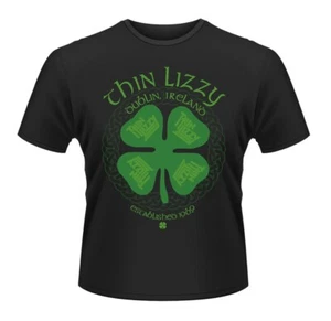 Thin Lizzy Four Leaf Clover Phil Lynott Rockk Men Black T-Shirt M L 234XL AC266 - Picture 1 of 5