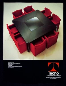 Tecno Retro Interior Design Bond Street - 1984 Original Prensa Corte F108 - Imagen 1 de 1