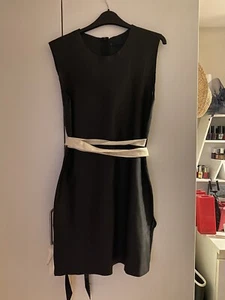 Zara Woman Studio 100% Real Leather dress Size M - Picture 1 of 4