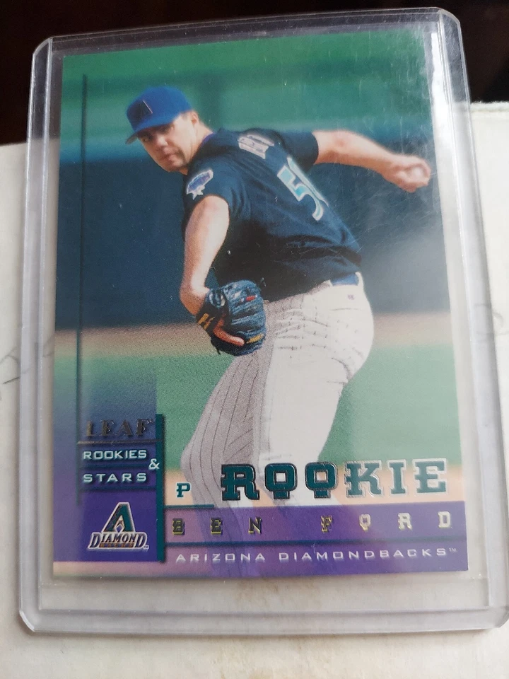 1998 Leaf Rookies and Stars Arizona Diamondbacks Baseball Card #207 Ben Ford RC - Image 1 of 2