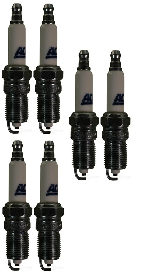 Set Of 6 Spark Plugs AcDelco For Saturn Chevy Impala Pontiac Buick Lucerne V6 - Изображение 1 из 1