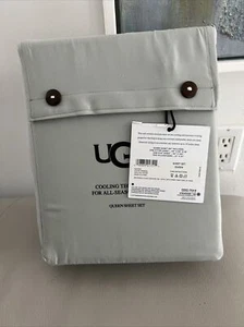 Juego de Hojas UGG QUEEN Alahna MINERAL Tecnología de Enfriamiento de Color Gris Verde Hojas - Imagen 1 de 3