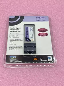 Sonnet Presto Gigabit Ethernet Pro ExpressCard 34 GE1000LAB-E34 Mac Windows New - Picture 1 of 1
