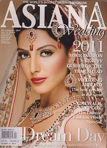 ASIANA INTERNATIONAL WEDDING MAGAZINE, ENGLISH QUARTERLY FASHION VOL.4 #4 2011. - Picture 1 of 1