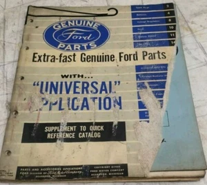 Piezas originales Ford 1960 extra rápidas con catálogo de referencia de aplicación universal - Imagen 1 de 11