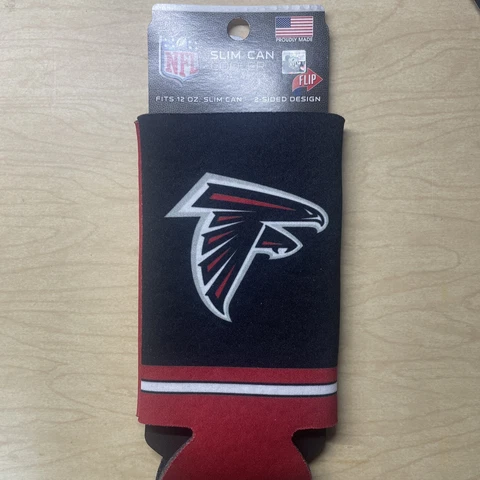 ATLANTA FALCONS SOFT FOAM CAN BOTTLE KOOZIE COOZIE COOLER HOLDER Cover