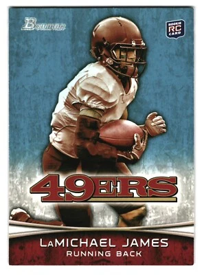 Bowman Football 2012 LaMichael James novato San Francisco 49ers #132 Foto 1 de 2