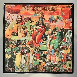 IRON BUTTERFLY Live Custom Ceramic Tile Coaster - Picture 1 of 4