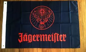 JAGERMEISTER FLAG 3 x 5ft - 92cm x 148cm BAR FLAGS WITH GROMMETS AND SEALED NEW - Picture 1 of 1