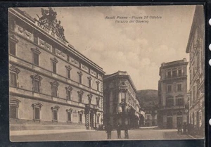 Cartolina Ascoli Piceno Piazza 28 Ottobre Palazzo del Governo ANIMATA MC39 - Picture 1 of 1