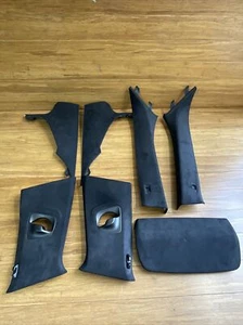 OEM 16-22 BMW M5 F90 G30 Interior Pillar Alcantara Trim Set 8068522 🔷 - Picture 1 of 21