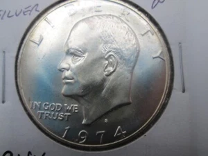 1974 S Eisenhower Dollar Stempelglanz - Bild 1 von 2