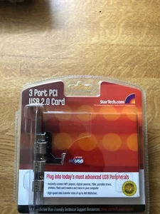 Brand new StarTech 3 port pci USB 2.0 card - Picture 1 of 2