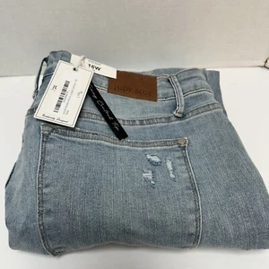 Jeans ajustados Judy Blue nuevos con etiquetas control de barriga lavado ligero desgastado 16W estilo #88797 - Imagen 1 de 6