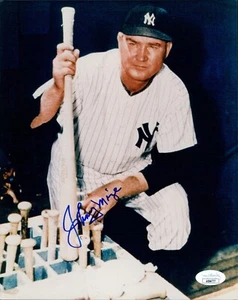 Johnny Mize New York Yankees Signed 8x10 Glossy Photo JSA Authenticated - Picture 1 of 2