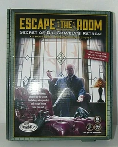 2016 ESCAPE THE ROOM: SECRET OF DR. GRAVELY'S RETREAT MYSTERY PARTY GAME - Picture 1 of 4