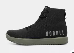 Neu mit Etikett Nobull Impact Outwork Edge Damen-High-Top-Sneaker Größe 7,5 schwarz Efeu Kreuz - Bild 1 von 6