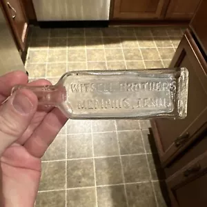 Witsell Brothers MEDICINE BOTTLE Memphis Tennessee TN - Picture 1 of 9