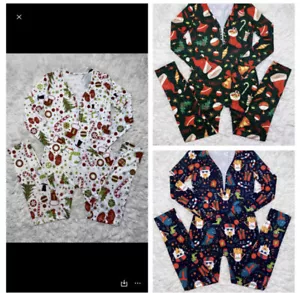 Women One Piece Pajama, Jumpsuit, Romper, Sleepwear, Clubwear (Christmas Theme) - Picture 1 of 24