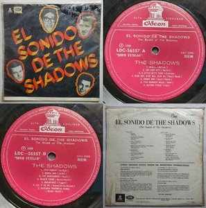 THE SHADOWS THE SOUND OF 1966 HI-FI MONO UNIQ CVR & MATRIX ERROR CHILEAN 1st PRS - Picture 1 of 24