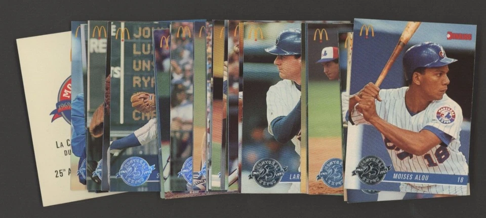 1993 Donruss McDonald's Montreal Expos 25th Anniversary Set (33) - Image 1 of 1