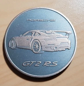 Porsche Coin Medal 2018 Porsche 911 GT2 RS - Original - Picture 1 of 2