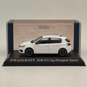 Norev 1/43 Peugeot 308 GTi SPORT VERSIO White Diecast Model Cars Collection - Picture 1 of 7