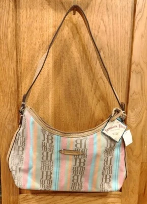 NUEVO CON ETIQUETAS Cartera Vintage Jamaica Bay Multicolor Pastel RayasS BOLSO DE MANO MONEDERO Foto 1 de 4