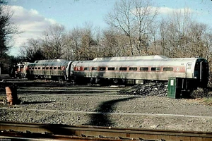 ORIGINAL KODACHROME SLIDE SHORE LINE EAST EX-SPV #1673 OLD SAYBROOK, CT 11/28/99 - Picture 1 of 1