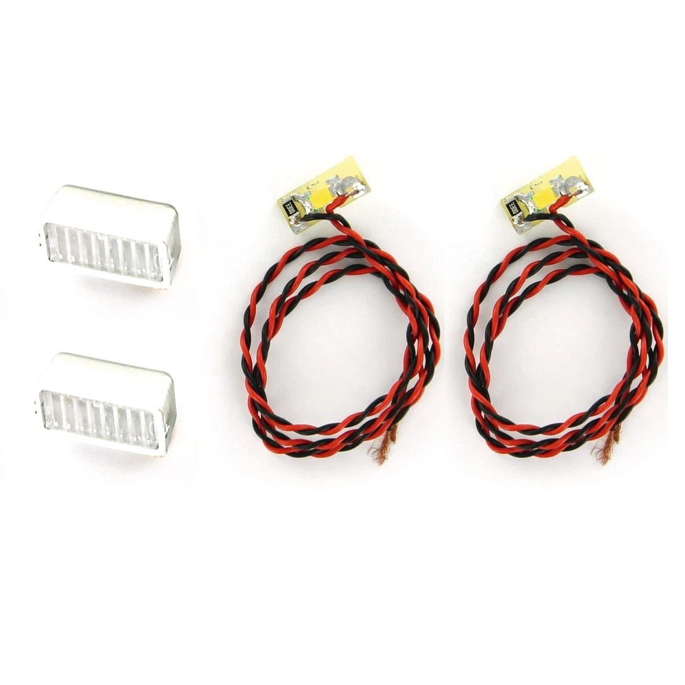 Carson 1:14 Scheinwerfer Leuchtengehäuse klar + LED 500907256 - Bild 1 von 1