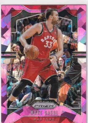 Prizm Pink Ice Marc Gasol Toronto Raptors Prizm Parallels 2019-20 - E201 Foto 1 de 2
