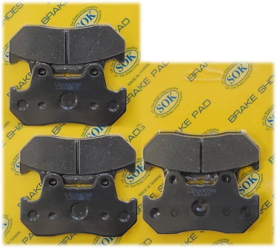 PASTILLAS DE FRENO DELANTERAS Y TRASERAS PARA HONDA CB 750F RC04 1982-1983 CB750F  Foto 1 de 2