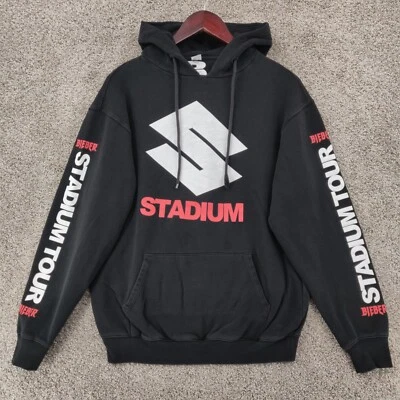 Sudadera con Capucha Justin Bieber Para Hombres Pequeña S Negra Pullover Sudadera Estadio Gira Banda Foto 1 de 4