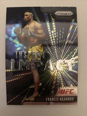 2021 Panini UFC Prizm Francis Ngannou Instant Impact Card Debut Edition - Image 1 of 2