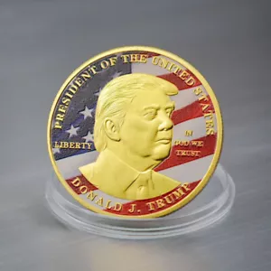 KEEP AMERICA Inaugural Donald Trump US Commemorative Coin Gift President - Picture 1 of 9