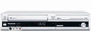 Panasonic DMR-EZ37V DVD Recorder VCR Combo Silver Refurbished 1 Year Warranty - Picture 1 of 3