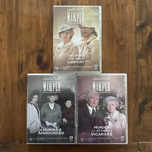 ABC AGETHA CHRISTIE MARPLE TV Series 3 DVD Lote Murder Mystery Region 4 R4 PAL - Imagen 1 de 5